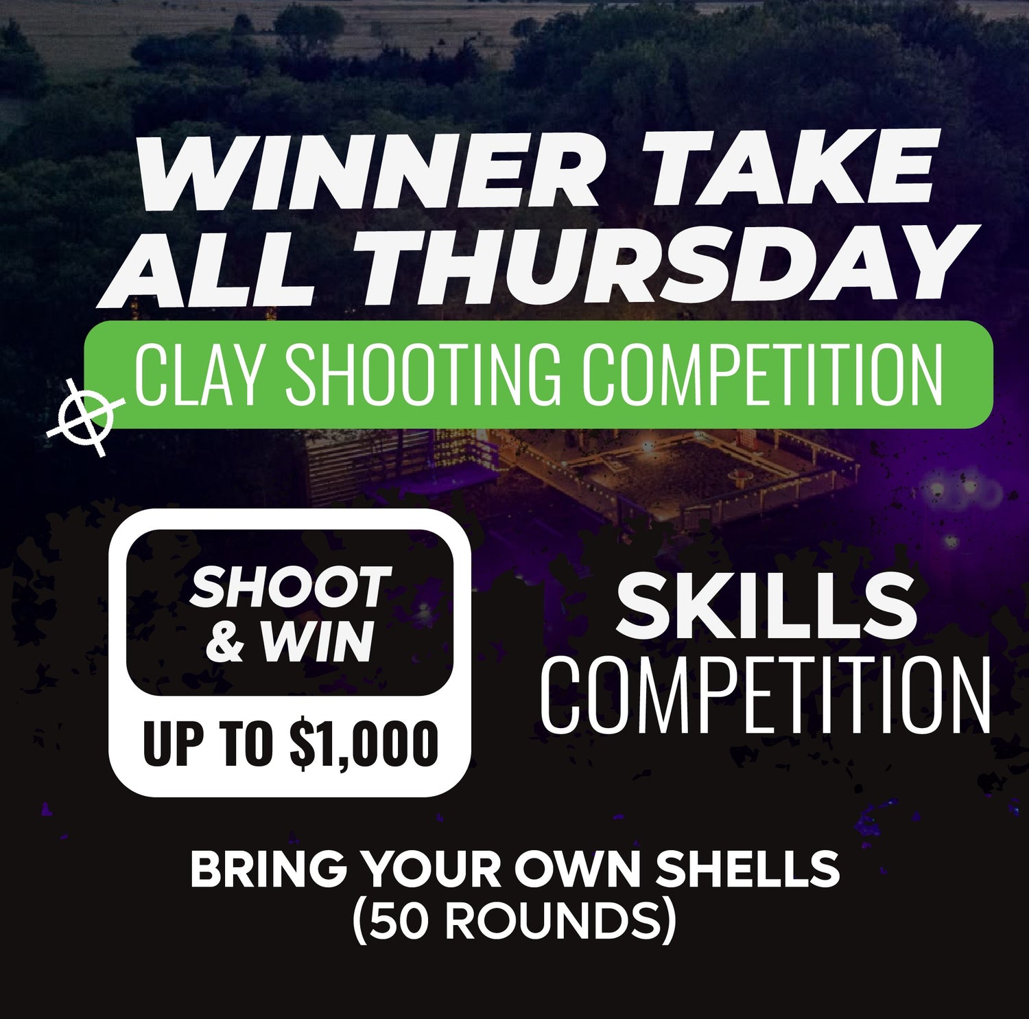 LBK Porch Venue | Lubbock’s Cosmic Clay Shooting, Axe Throwing & More!